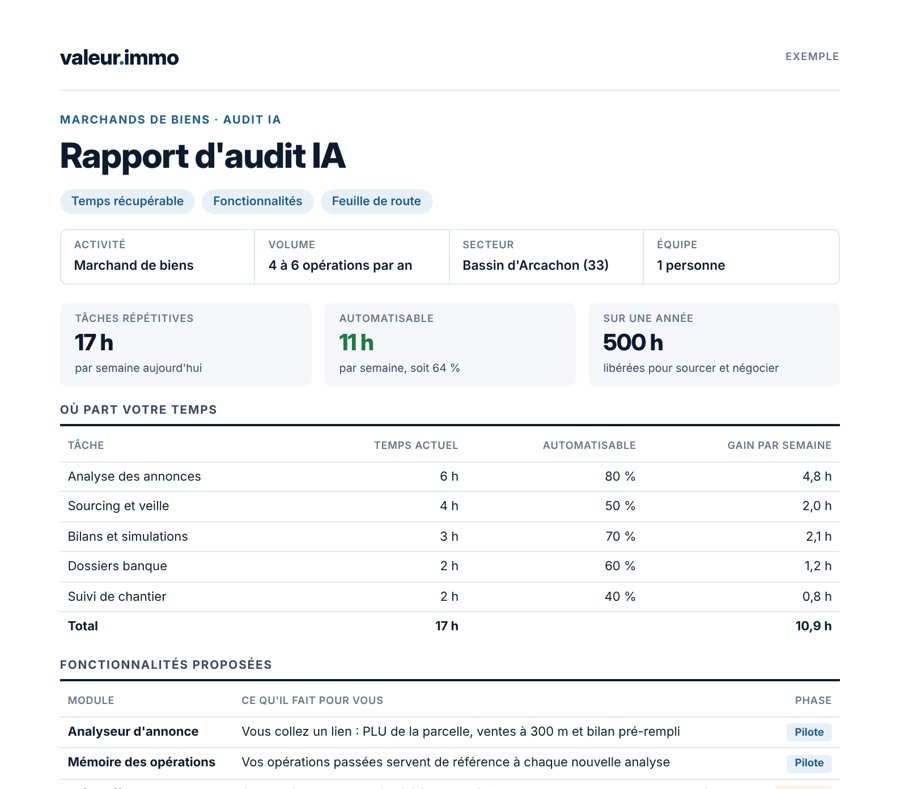 Exemple de rapport d'audit IA